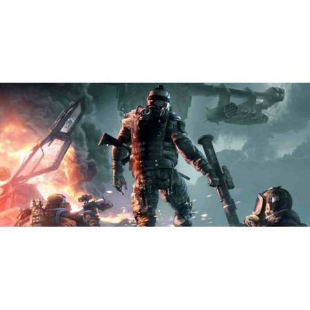 Принт прямоугольный "Постер Warface", серия Герои, 020